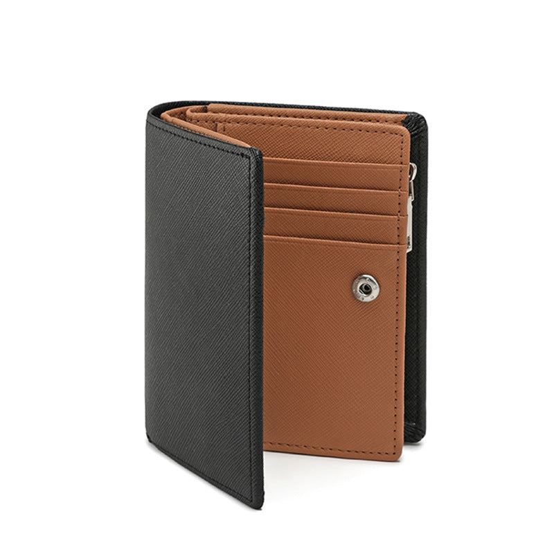 Women's Short Multiple Slots Fashion Vertical Mini Purses