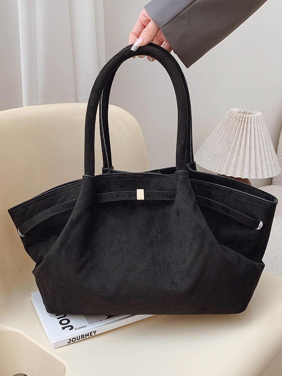 Women's Large Capacity Commuter Idle Style Dumpling Big Women's Shoulder Bag