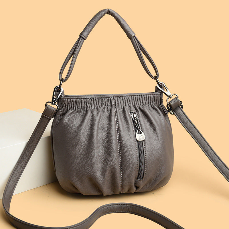 Women's Soft Leather Textured Mother Large Capacity Bags