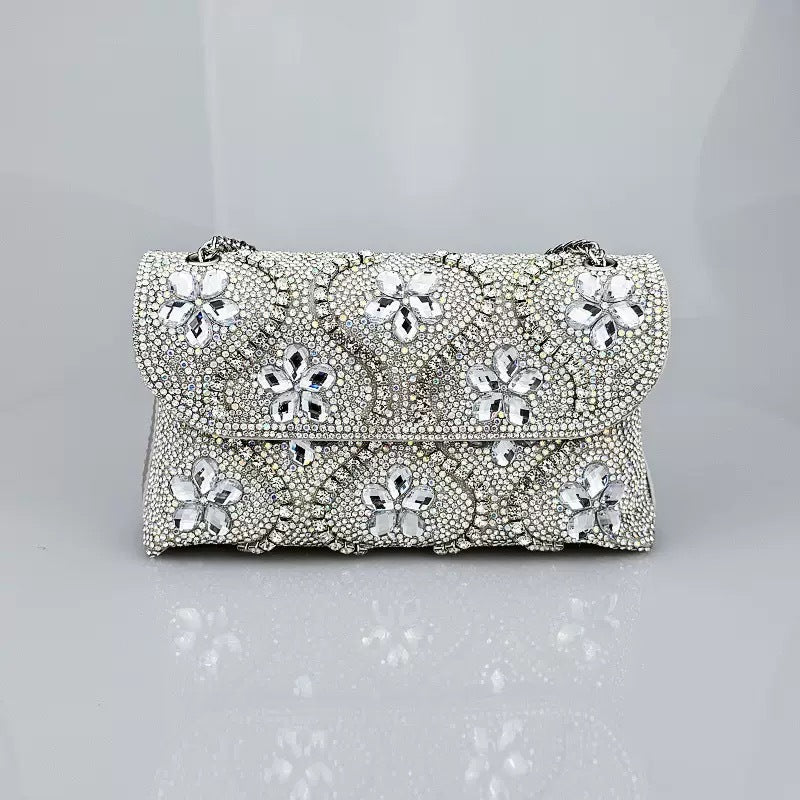 Beautiful Slouchy Gem Party With Diamonds Handbags