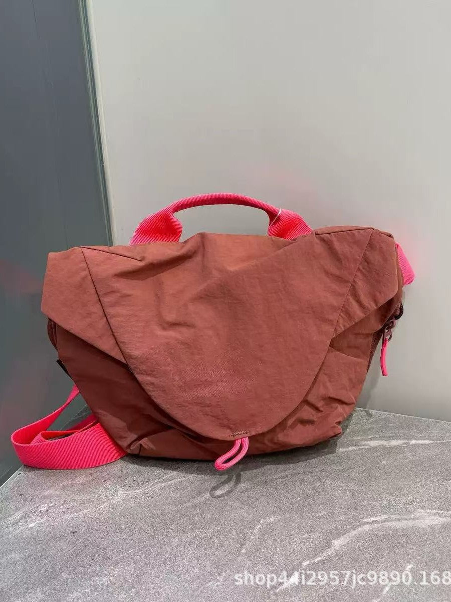 Women's Magnetic Fitness Cycling Nylon Dumpling Women's Messenger Bag