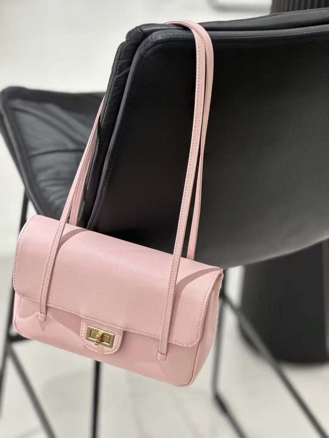 Vintage Baguette Underarm Genuine Leather Classic Style Bags