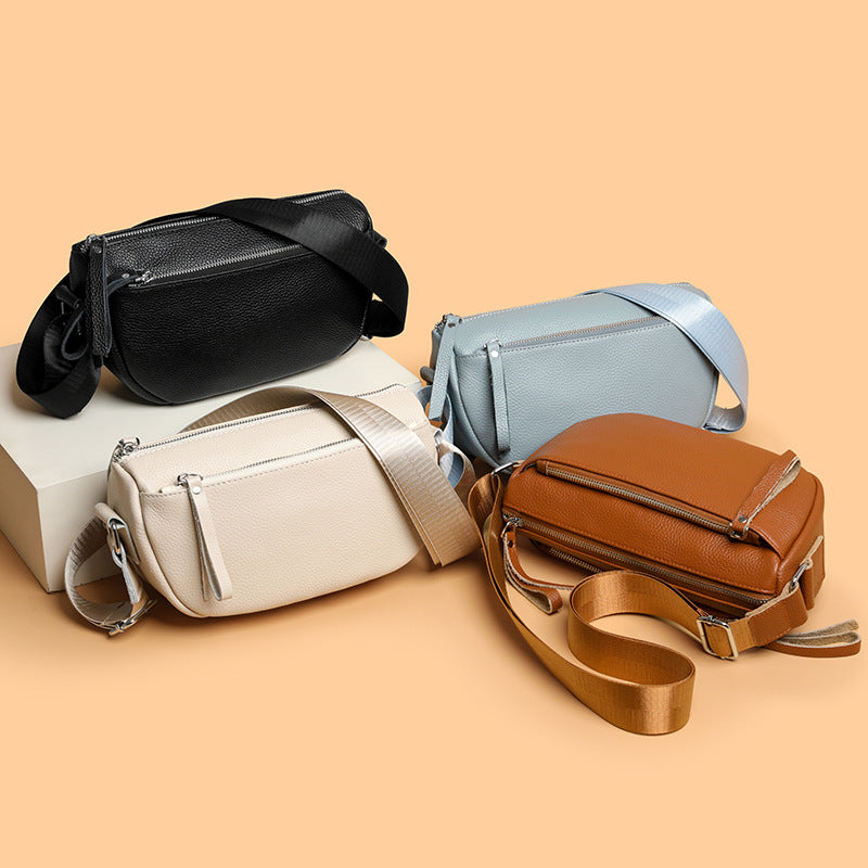 Women's Genuine Leather First Layer Cowhide Fashion Women's Shoulder Bag