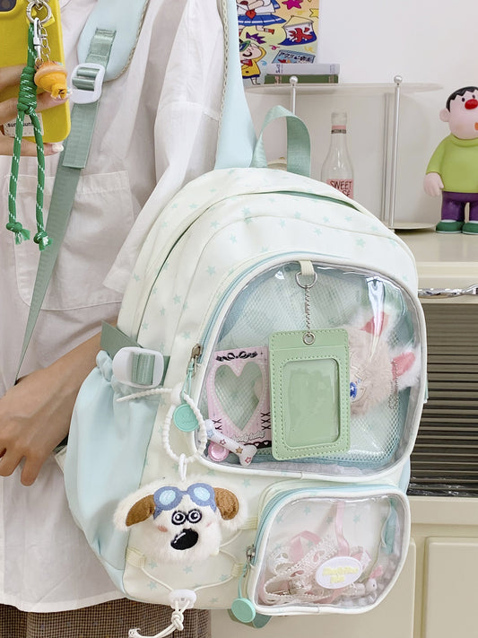 Women's Cartoon Two-dimensional Comic Show Early High Backpacks