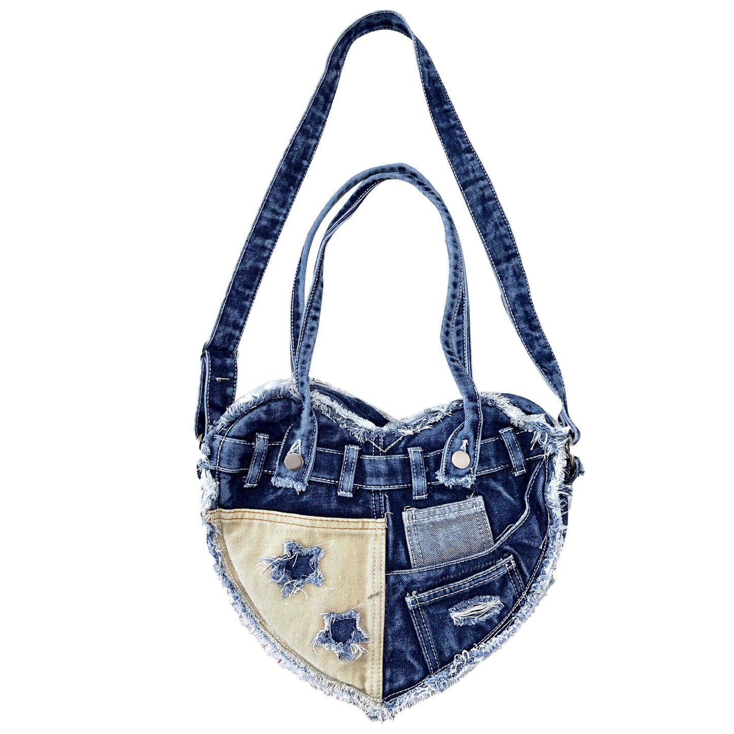 Jean Fashion Trend Design Soft Artistic Love Women's Messenger Bag