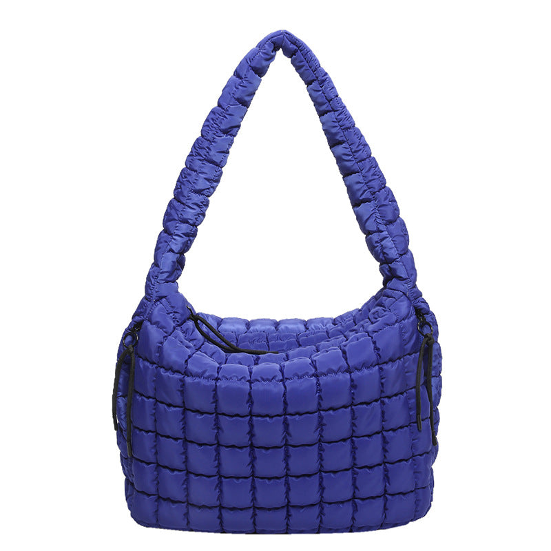Women's Pleated Cloud Large Capacity Down Cotton Bags