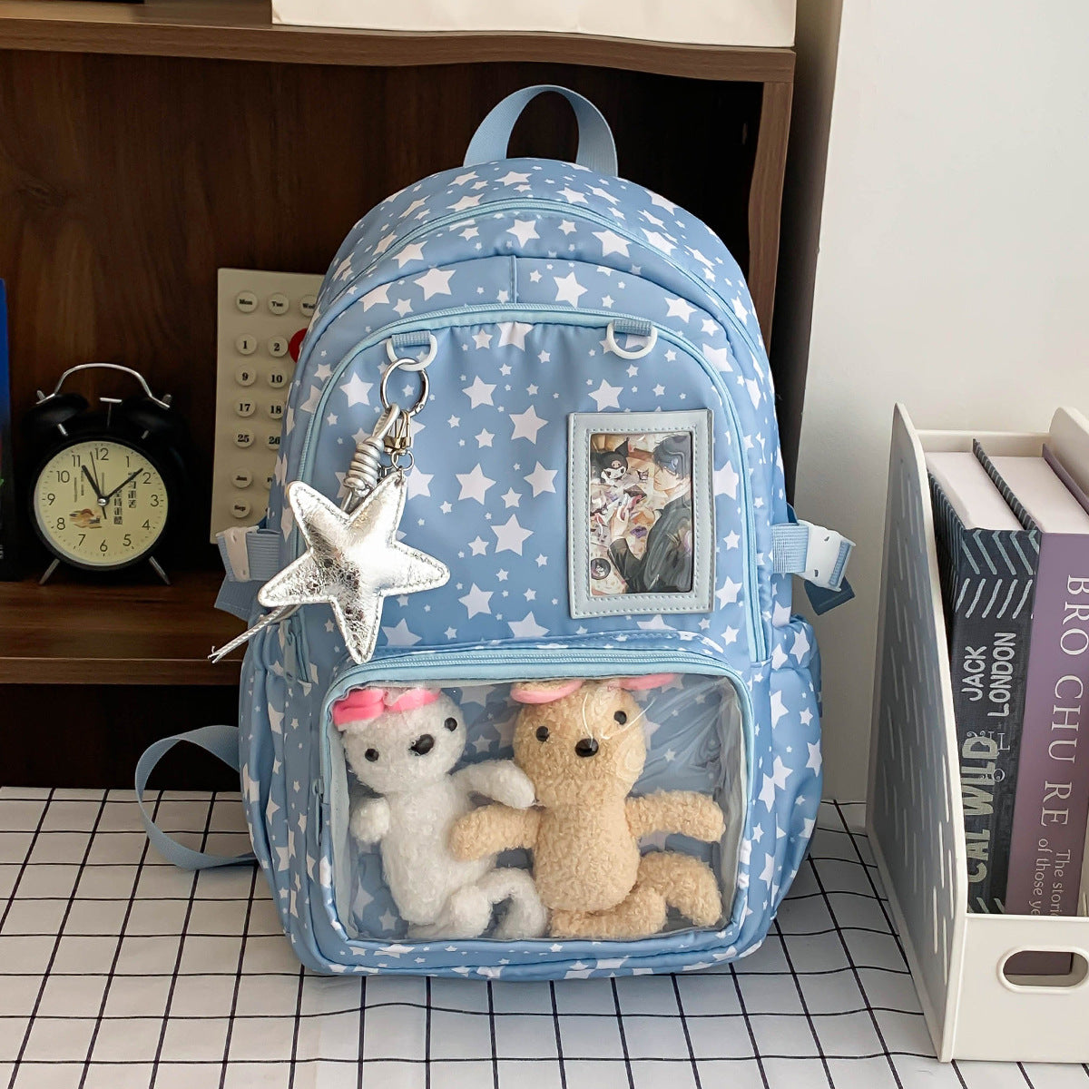 Good-looking Junior High Large Capacity Cartoon College Student Schoolbag