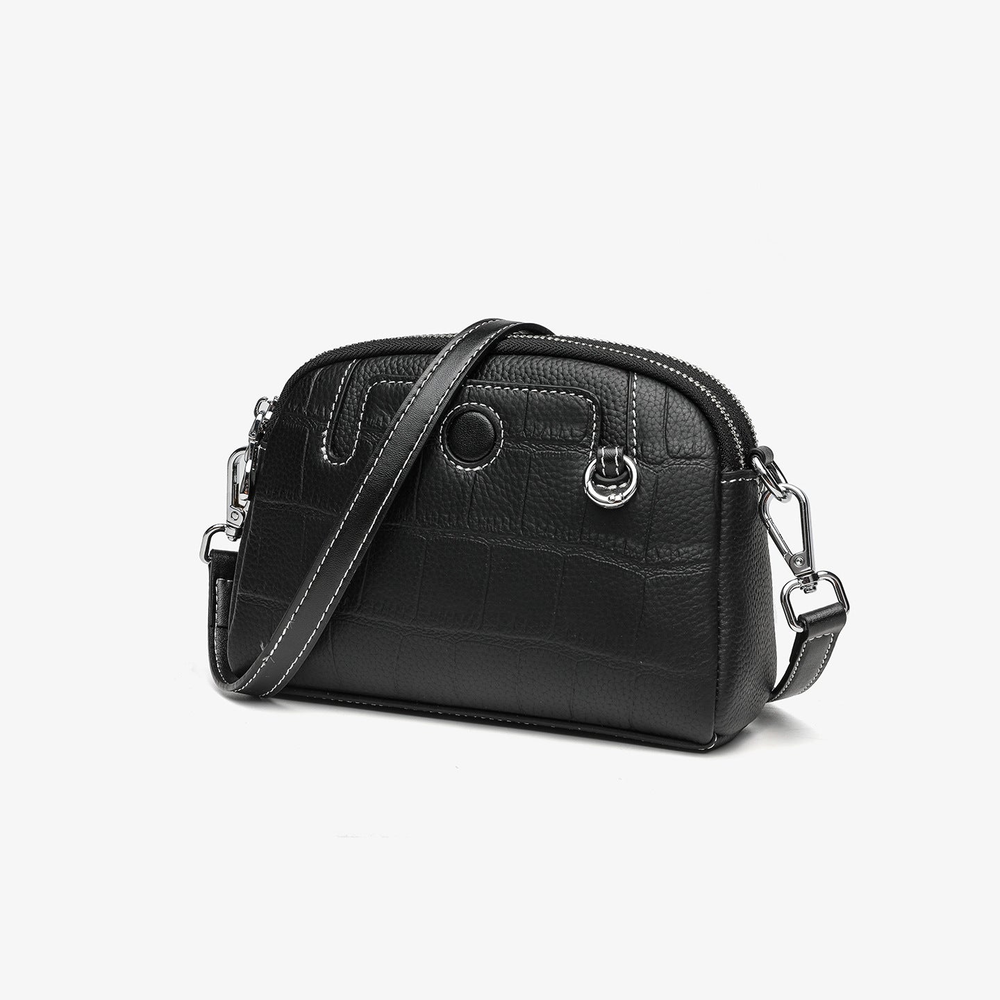 First Layer Leather Everyday Fashion Commuter Women's Messenger Bag