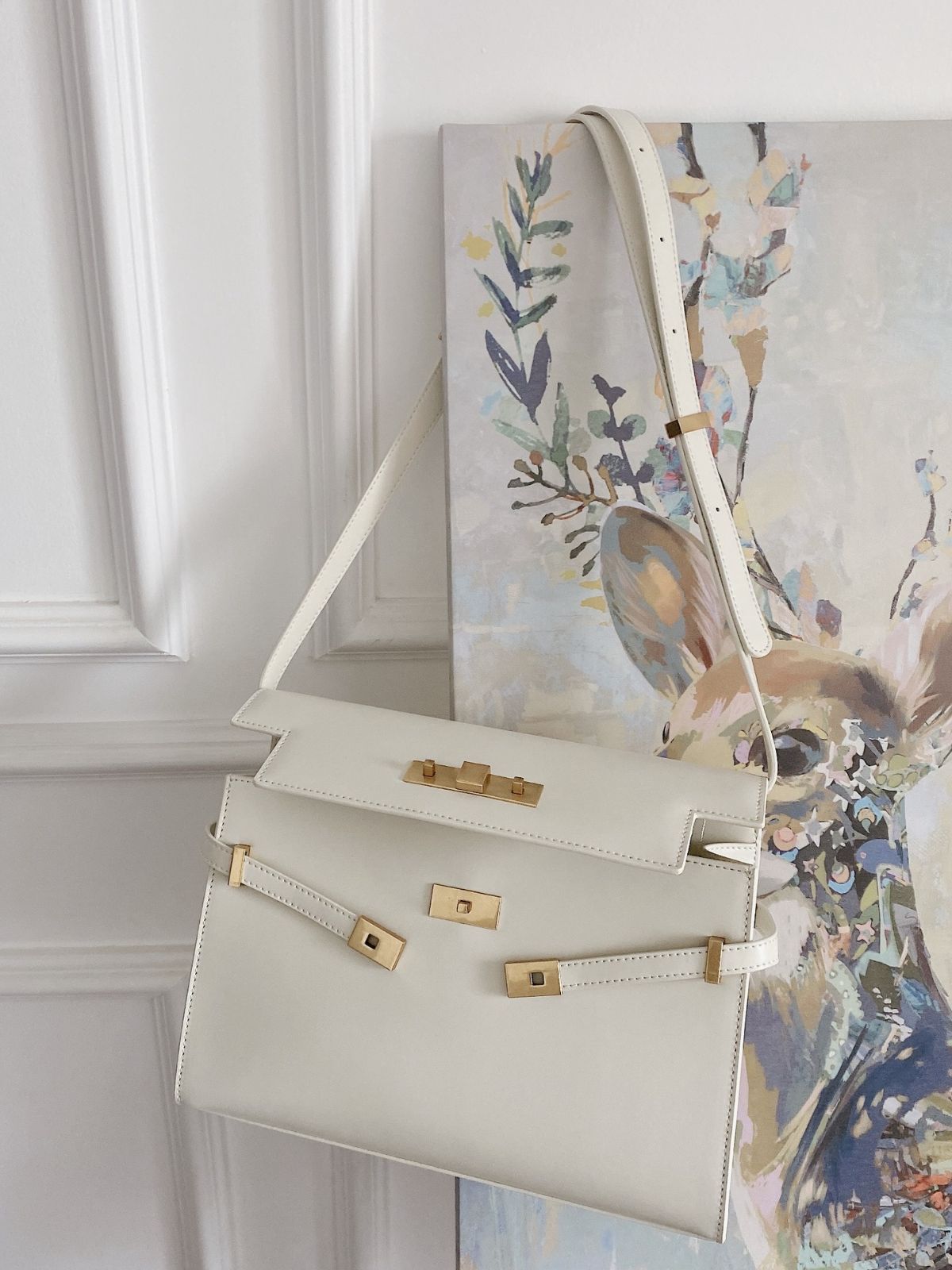 Unique Women's Manhattan Leather Portable Cowhide Bags