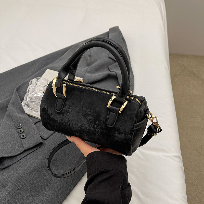 Women's Advanced Texture Minority Portable Boston Pillow Women's Handbag