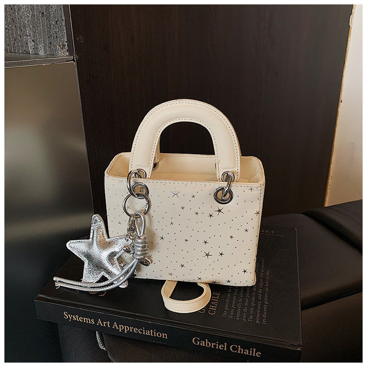 Starry Sky Summer Mild Luxury Retro Small Square Bag