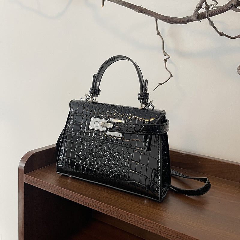 Women's Crocodile Pattern Fashion Advanced Texture Handbags