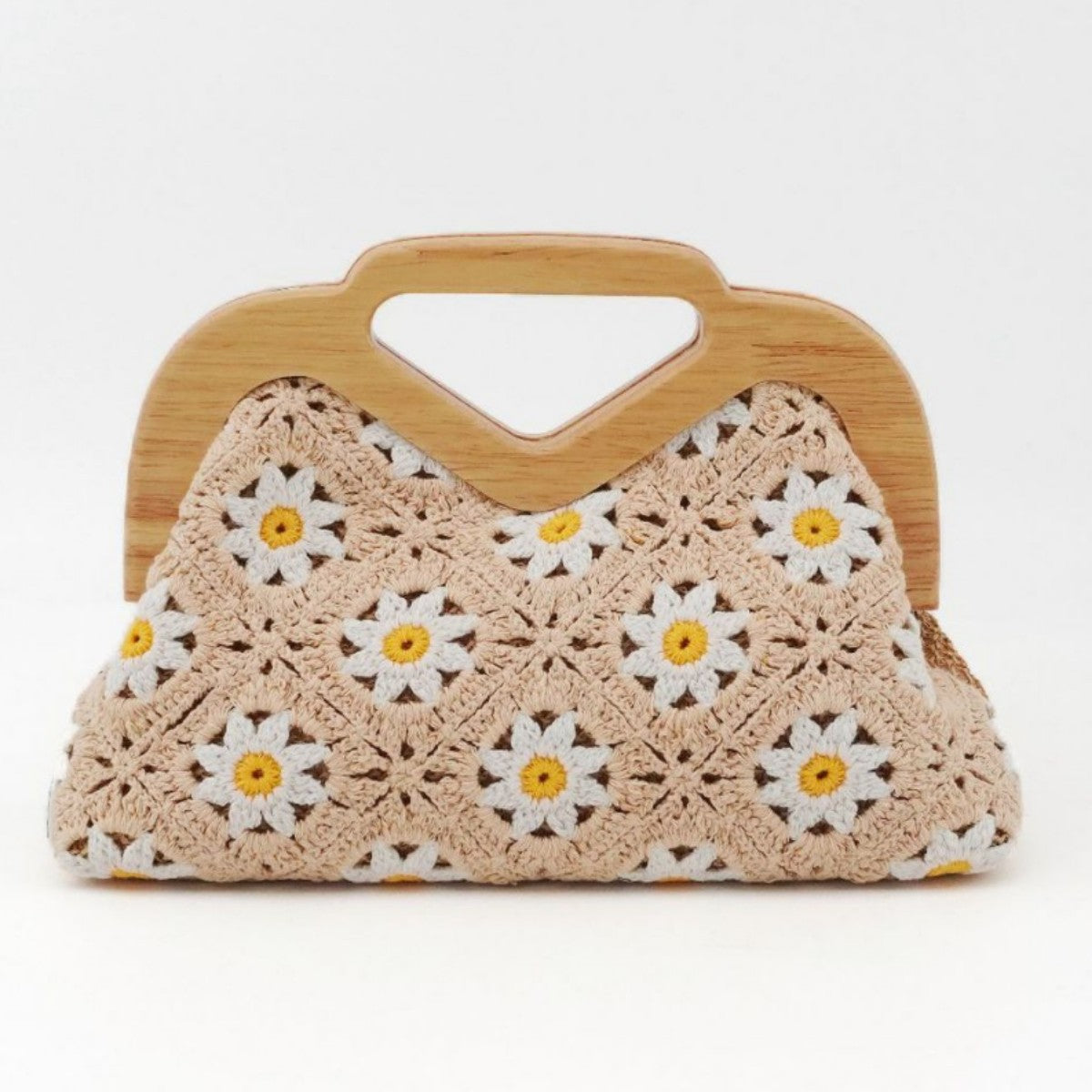 Women's Hand-woven Exquisite Pattern Sunflower Woven Clutch The Bags