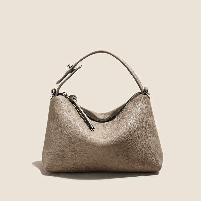 Women's Cowhide Genuine Leather High-grade Light Luxury Women's Messenger Bag