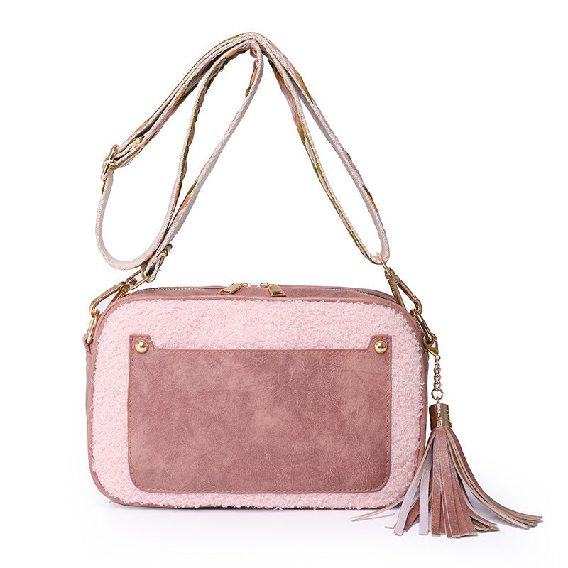 Unique Stylish Women's Fashion Plush Winter Women's Messenger Bag