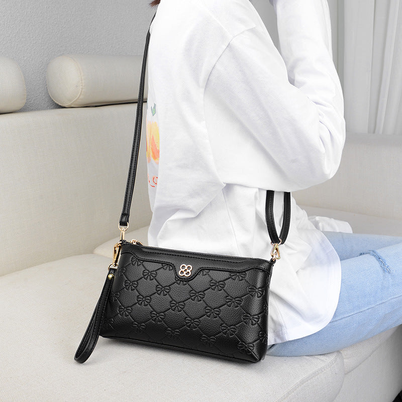 New Women's Fashion Mobile Clutch Simple Women's Messenger Bag