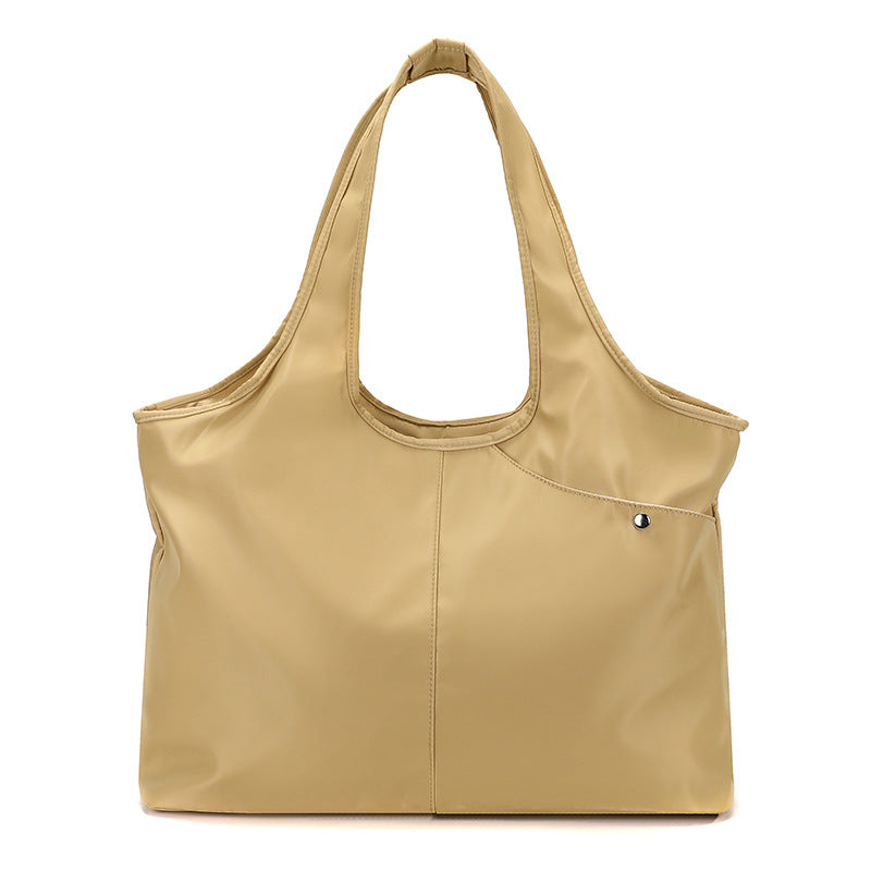 Women's Style Simple Large Capacity Lightweight Nylon Cloth Women's Shoulder Bag