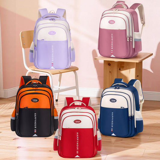 Children's Grade Female Spine Protection Decompression Primary School Bag