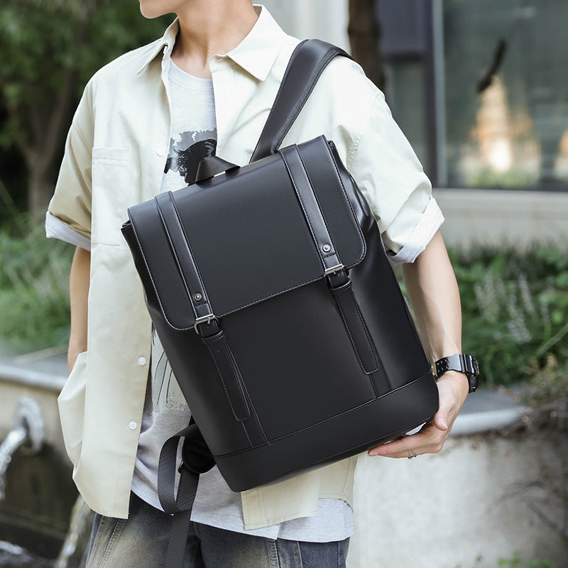 Fashion Plaid Large Capacity Retro Computer Business Backpack