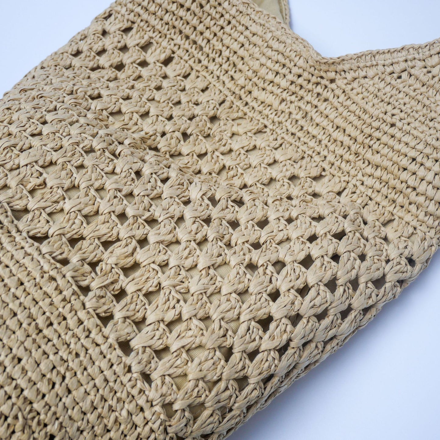 Straw Vacation Beach Handmade Hollow Idle Style Large Tote Bag