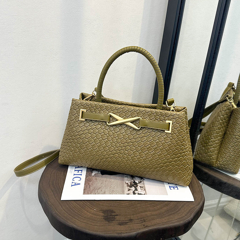 Basket Today Popular Personality Woven Retro Women's Messenger Bag