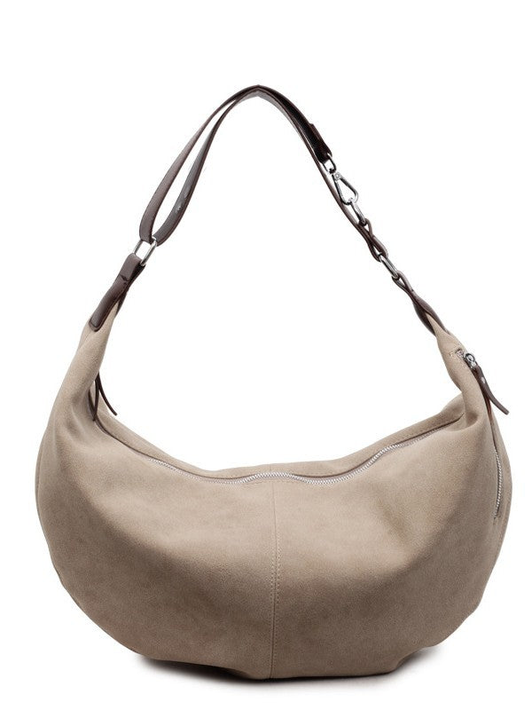 Women's Suede Saddle Fashionable Retro Large Capacity Bags