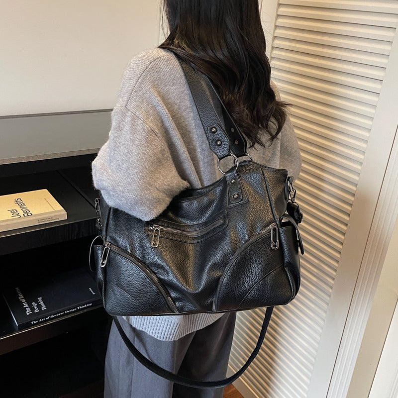 Women's Large Capacity High-grade Light Luxury Trendy Cool Sweet Women's Shoulder Bag