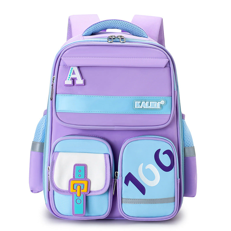 Chic Large Capacity Lightweight Creative Burden Reduction Spine Backpacks