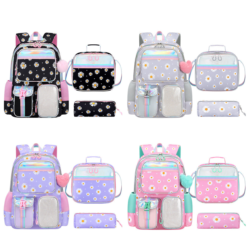Printed Waterproof Little Daisy Cute For Primary School Bag