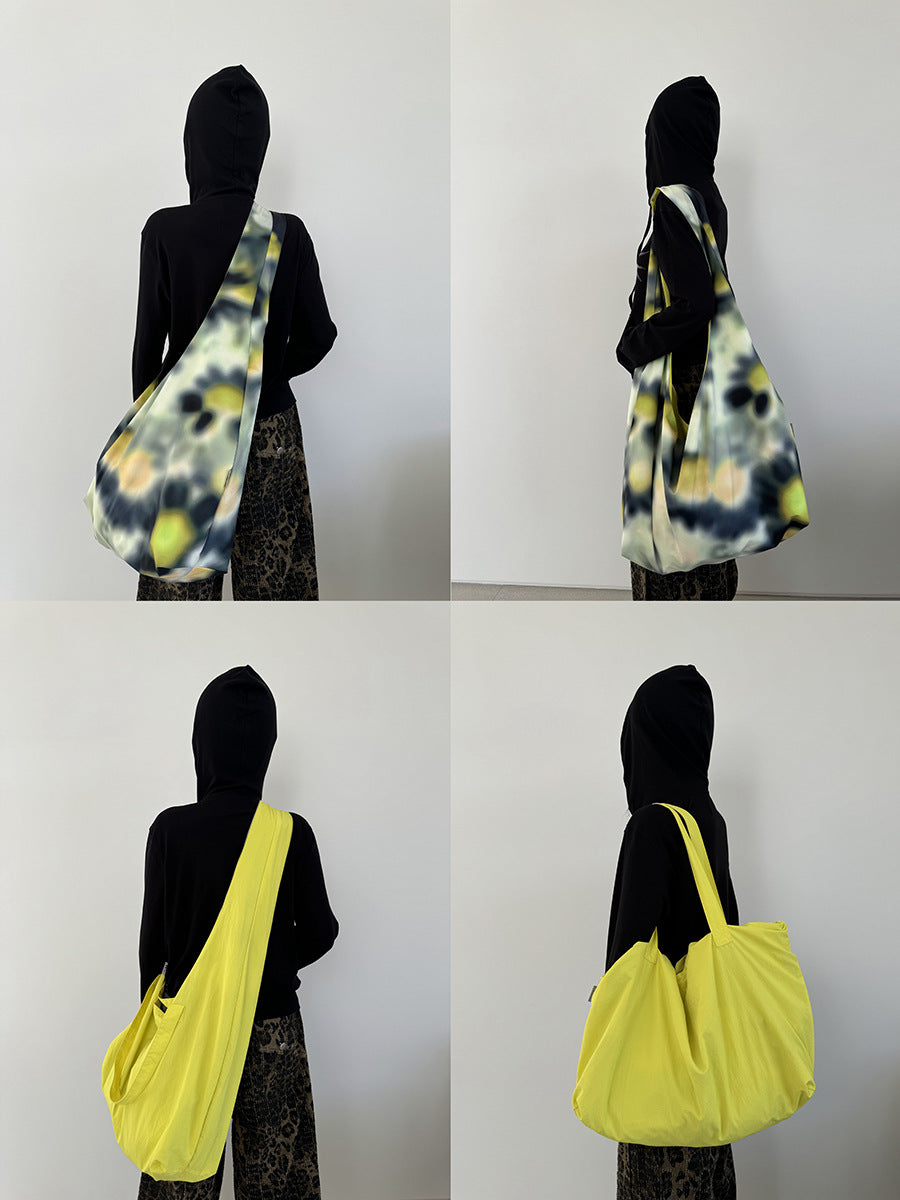 Hazy Daisy Print Lightweight Large Capacity Bags