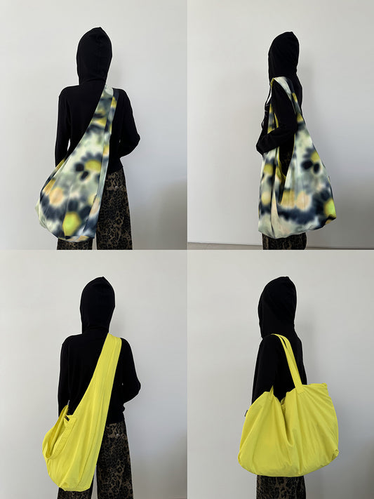 Hazy Daisy Print Lightweight Large Capacity Bags