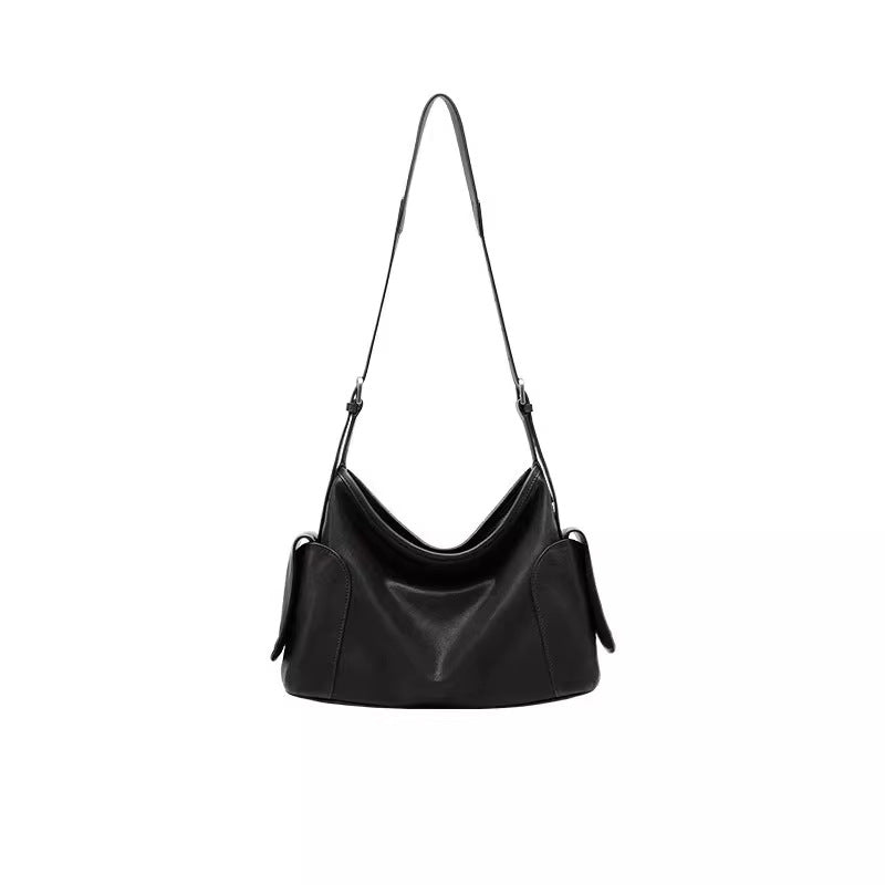 Fashion Vegetable Tanned Sheepskin Genuine Leather Bags
