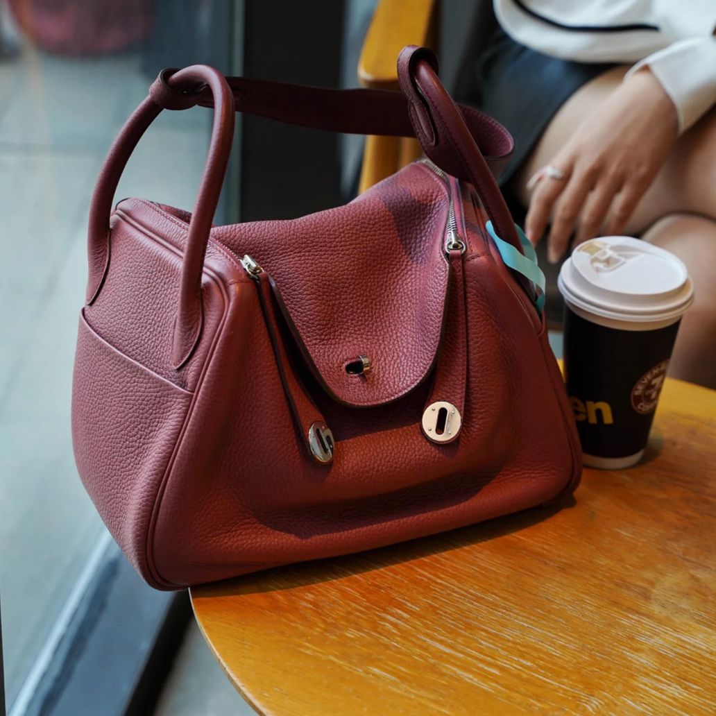 Women's First Layer Doctor Lychee Pattern Lindy Women's Shoulder Bag