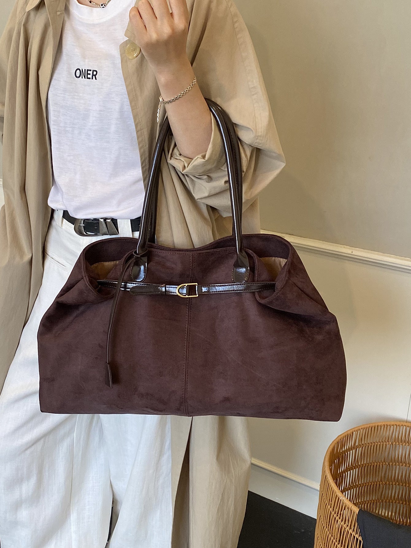 Women's For Trendy Retro Large Capacity Commuter Bags