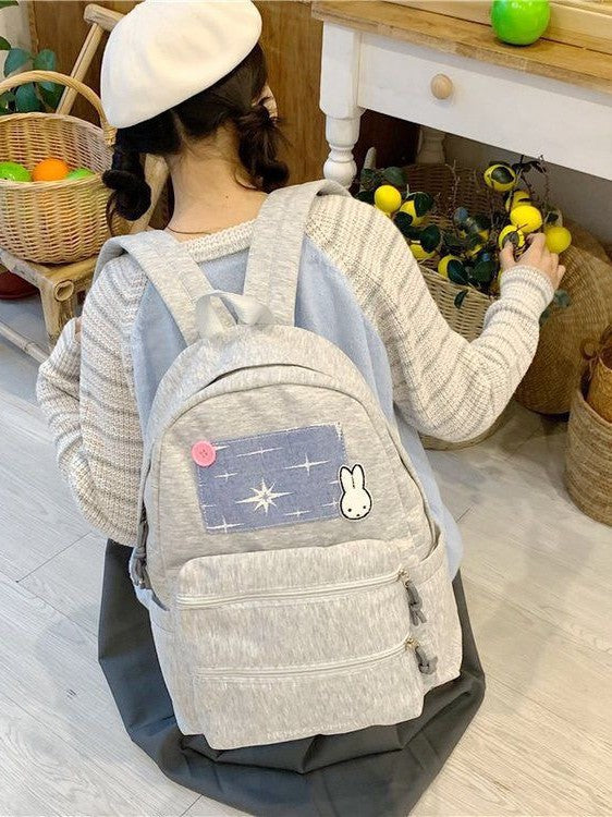 Retro Plaid Junior Large Capacity Female Backpacks