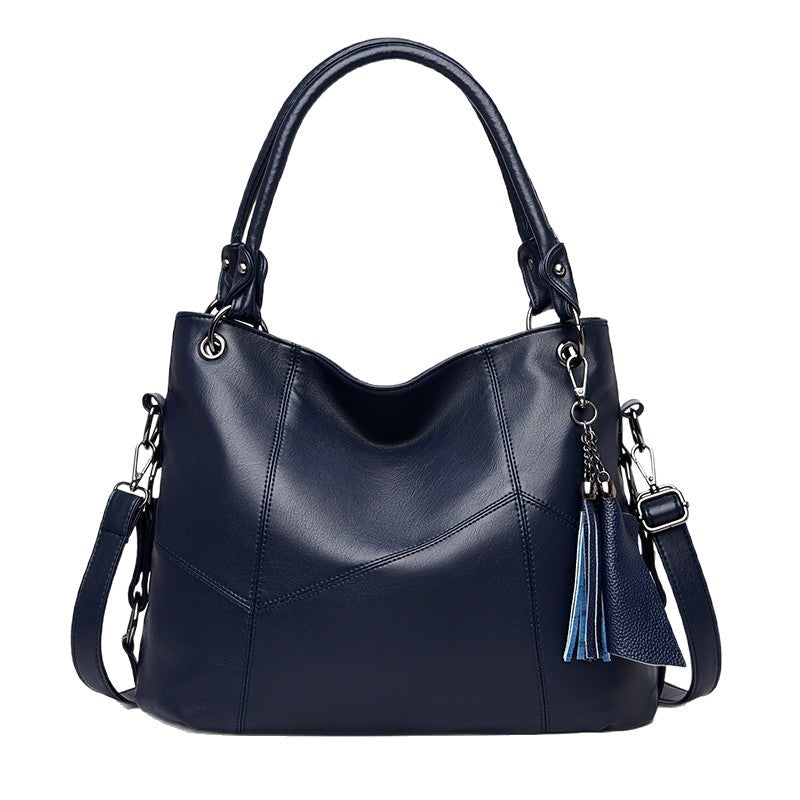 Big Fashion Mom Large Capacity Soft Leather Women's Messenger Bag