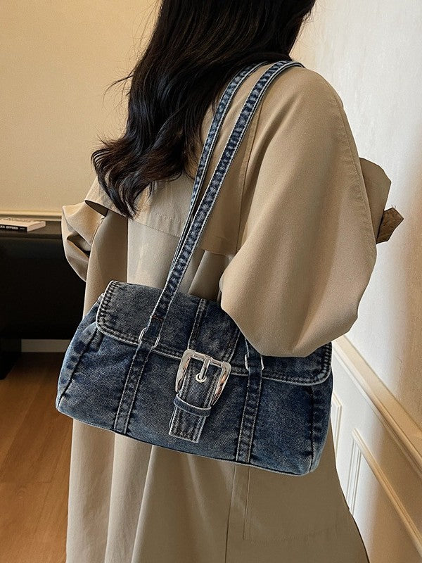 Autumn Retro Art Denim Female Large Capacity Totes Class Backpacks
