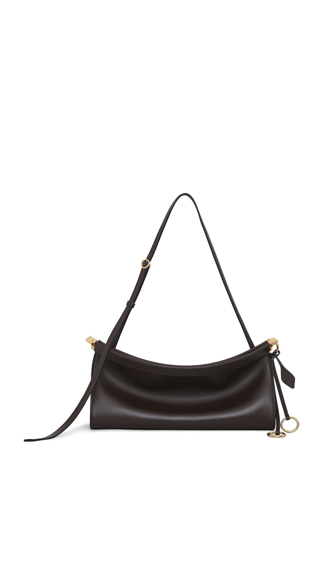 Women's Retro Curved Moon Baguette High-grade Versatile Clip Underarm Women's Shoulder Bag