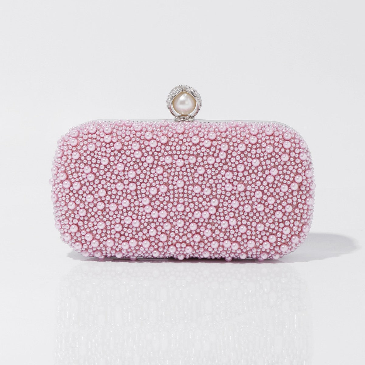 Vintage Pearl Beaded Cheongsam Clutch Party Dinner Bag