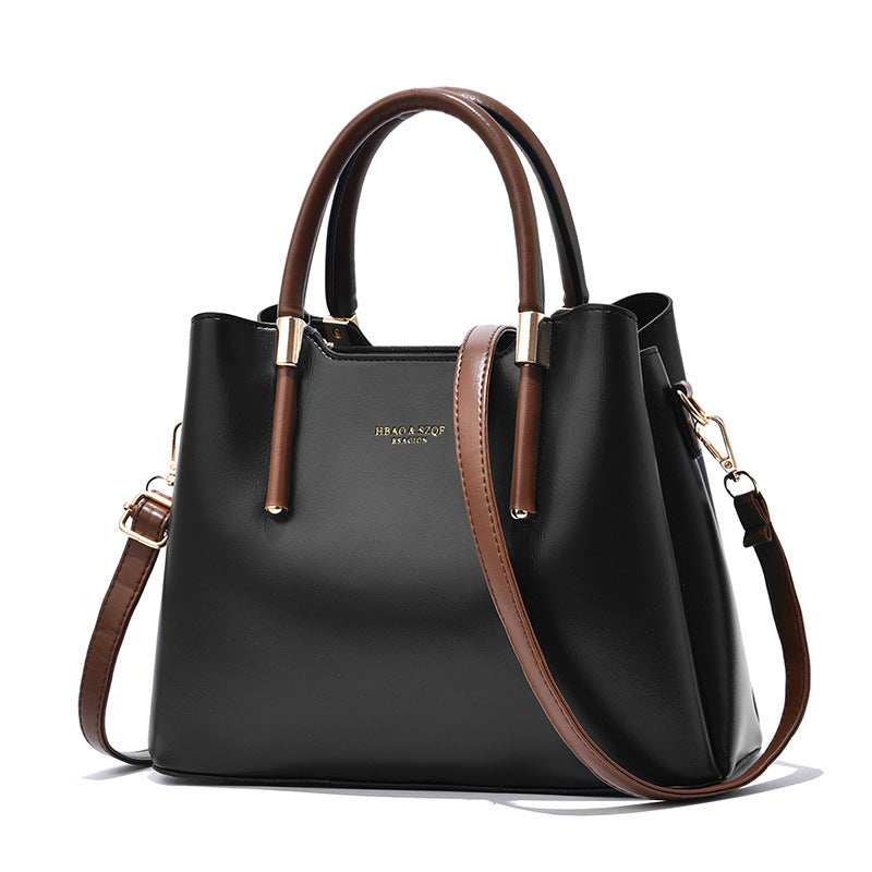 Women's Large Capacity Mom Elegant Leather Tote Bags