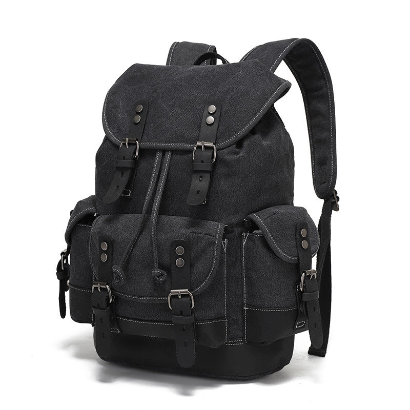 Women's & Men's Gymnastic Valise Waxed Canvas Waterproof Computer Backpacks