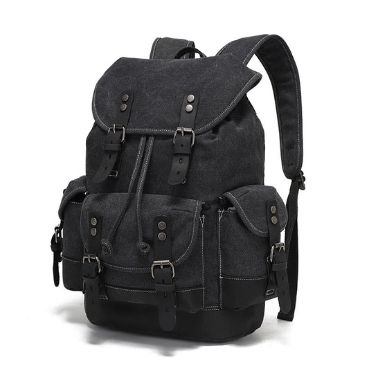 Women's & Men's Gymnastic Valise Waxed Canvas Waterproof Computer Backpacks