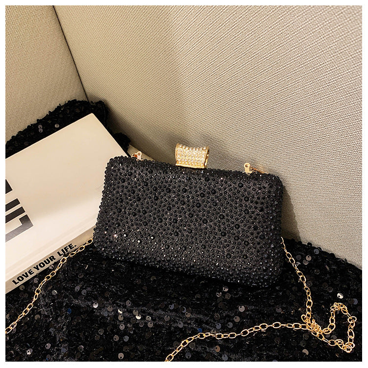 Women's Banquet Hot Drilling Luxury Rhinestone Clutch Dinner Bag