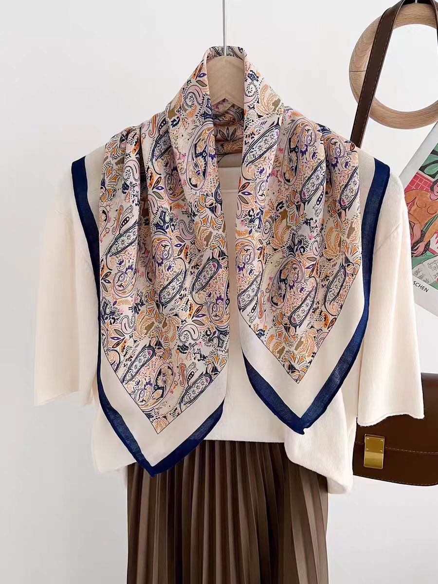 Women's Money Style Silk Wool Scarf High-grade Women's Chest Bag, Fanny Pack