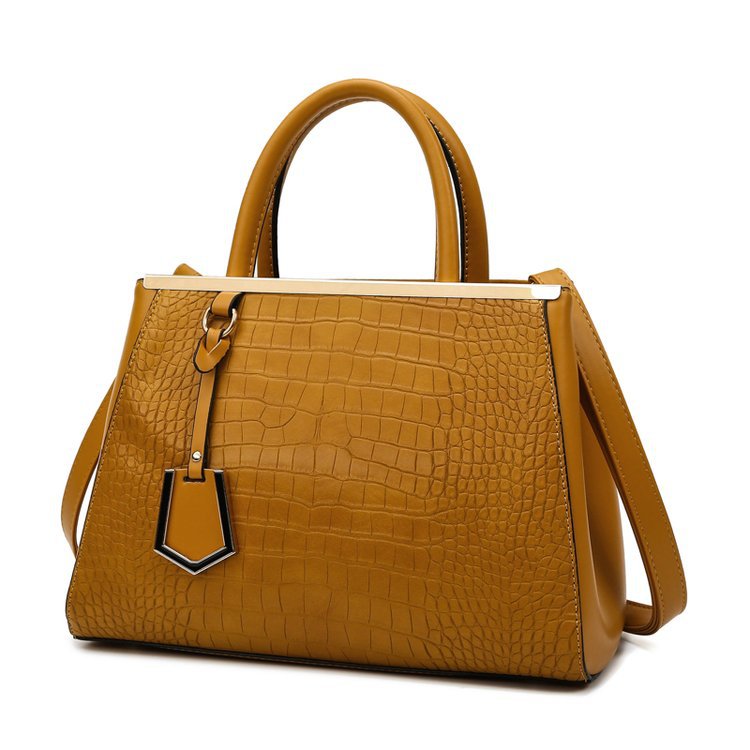 Women's Stone Pattern Patchwork Three-piece Set Mother Handbags