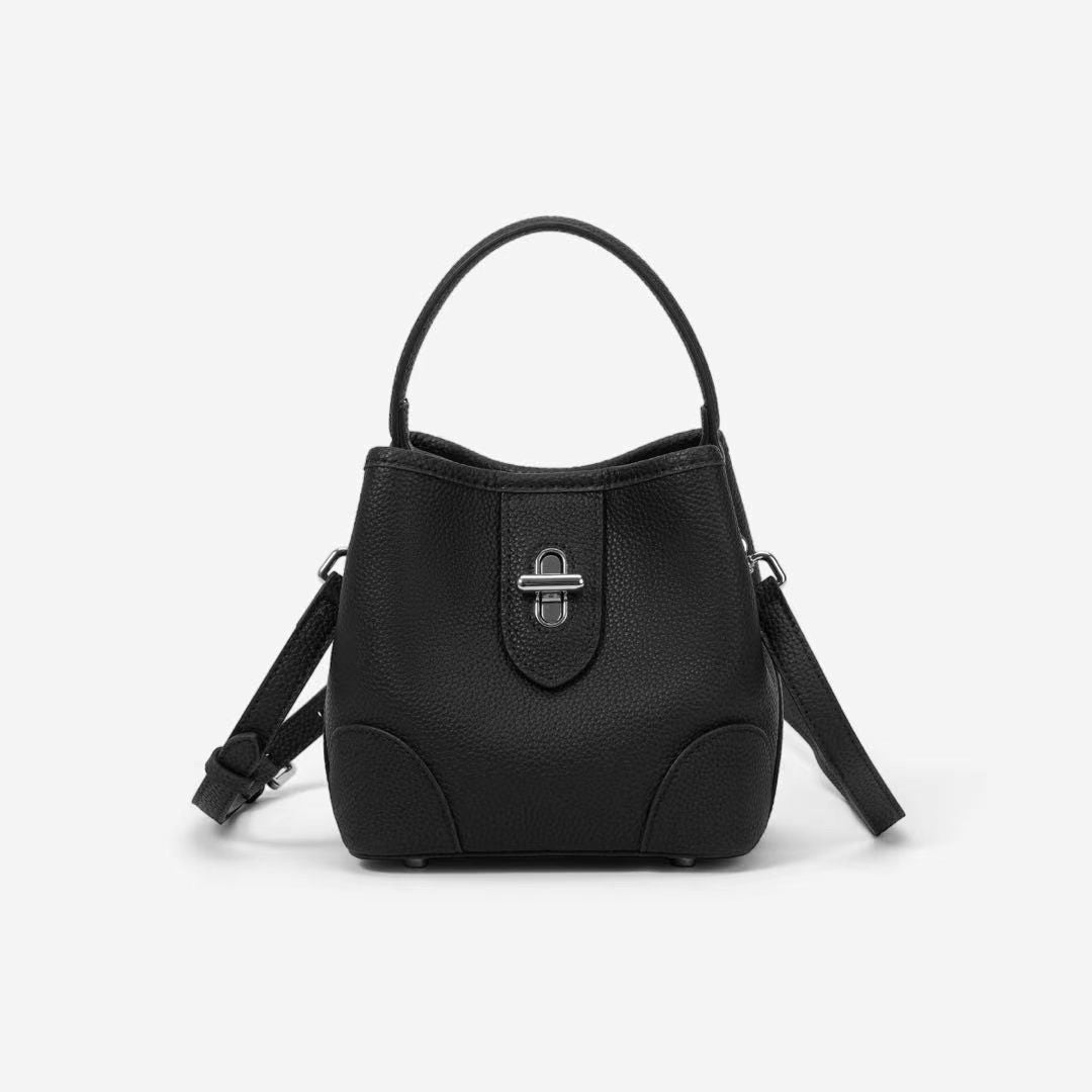 Women's High-grade Portable Vegetable Basket First Layer Bucket Bags