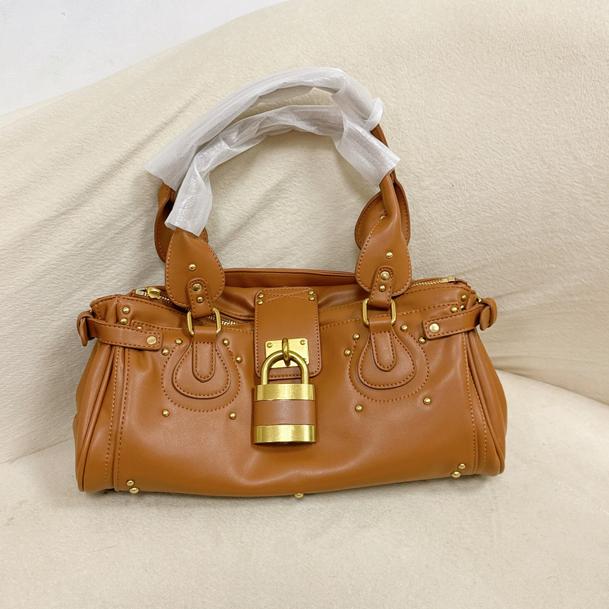 Women's Hot Retro Distressed Chloe Paddington Portable Women's Handbag