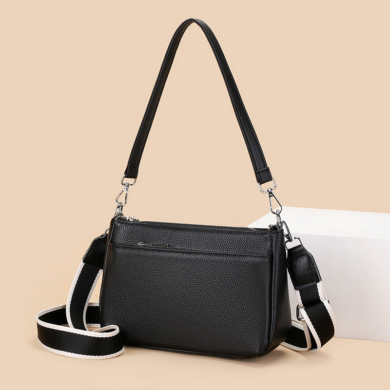 Women's Genuine Leather Korean Style Simple Fashion Women's Shoulder Bag