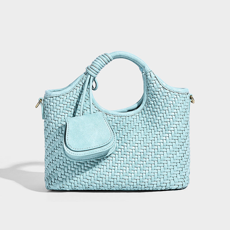 Women's Hand-woven High-grade Vegetable Basket Fashion Mother Women's Shoulder Bag