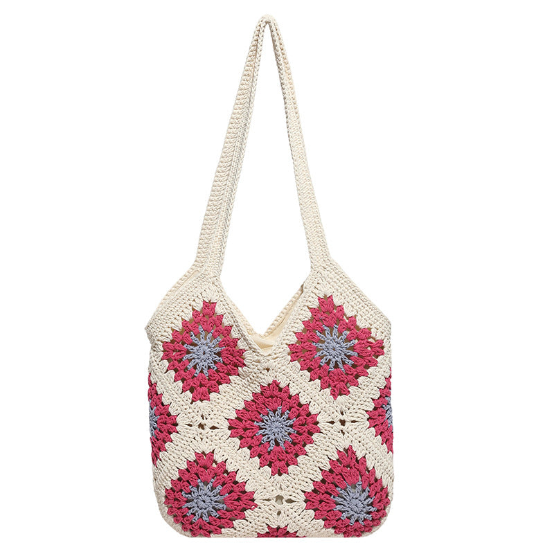 Woven Idle Style Beach Knit Wind Bags